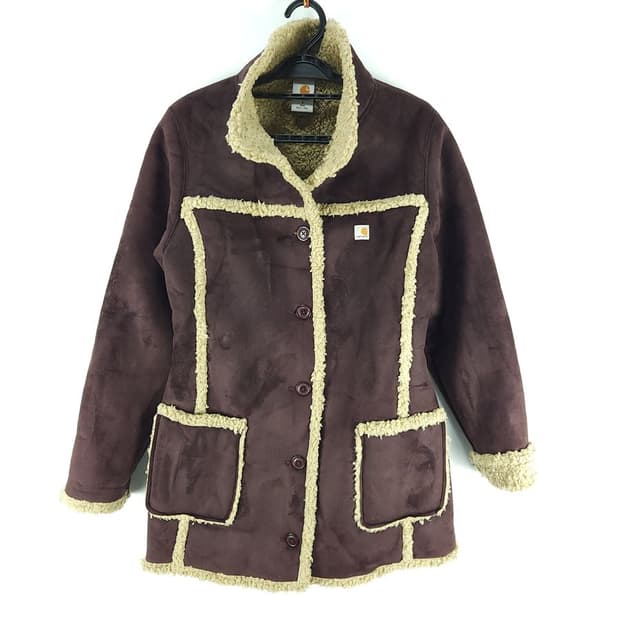 [여S]칼하트 와인 인조 무스탕 자켓[Y3C-161]