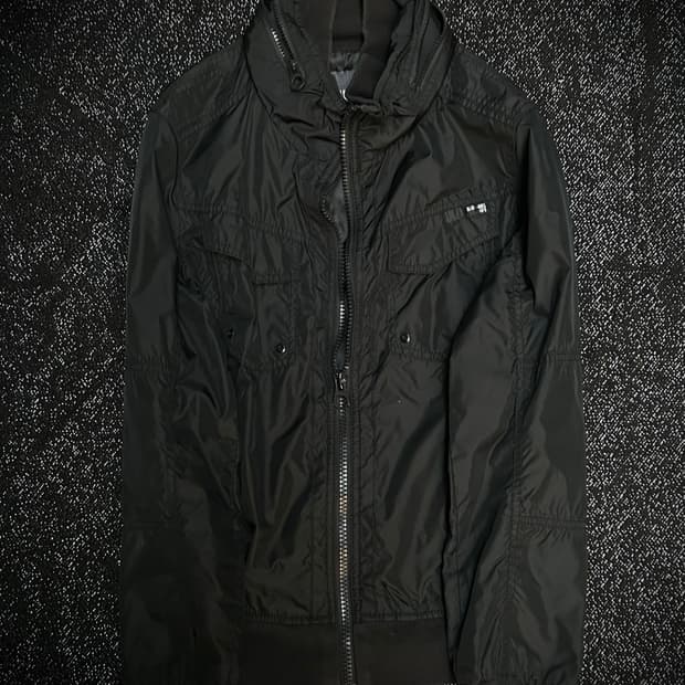 2000s 버커루 블랙 락시크 라이더 자켓