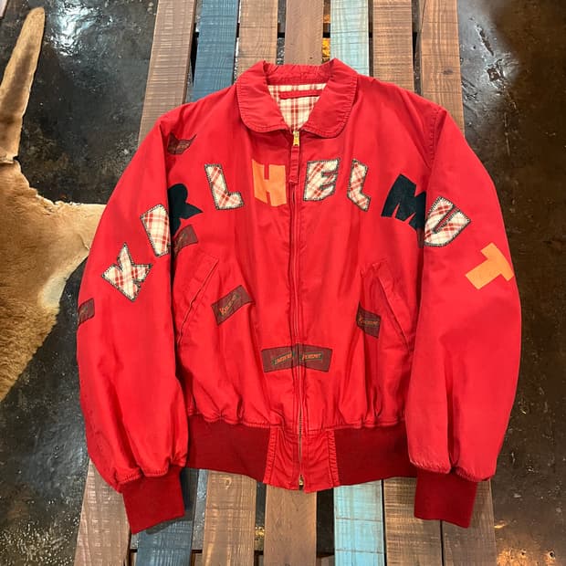 90s 칼헬무트 패치워크 Ma-1 핑크하우스