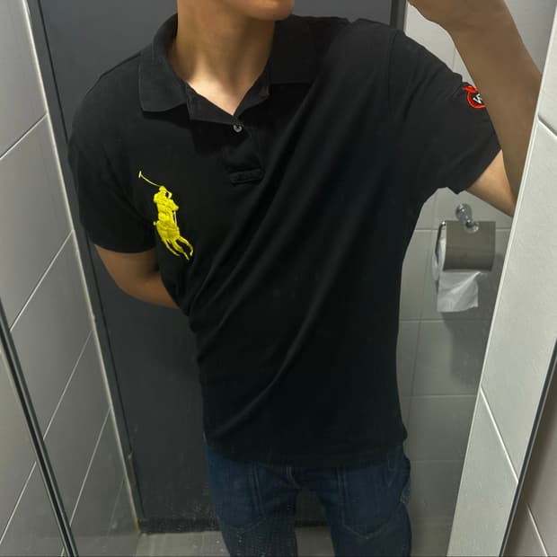 (대장급) 폴로 빅포니 블랙 L