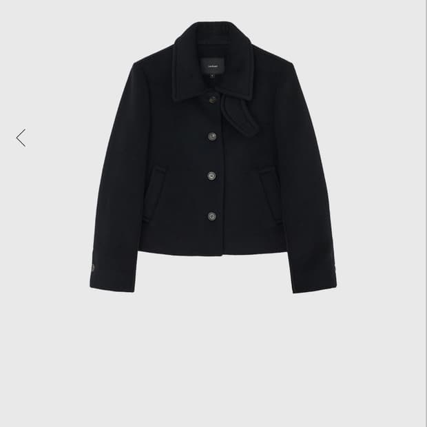 룩캐스트 카미 울 숏 자켓 블랙 S