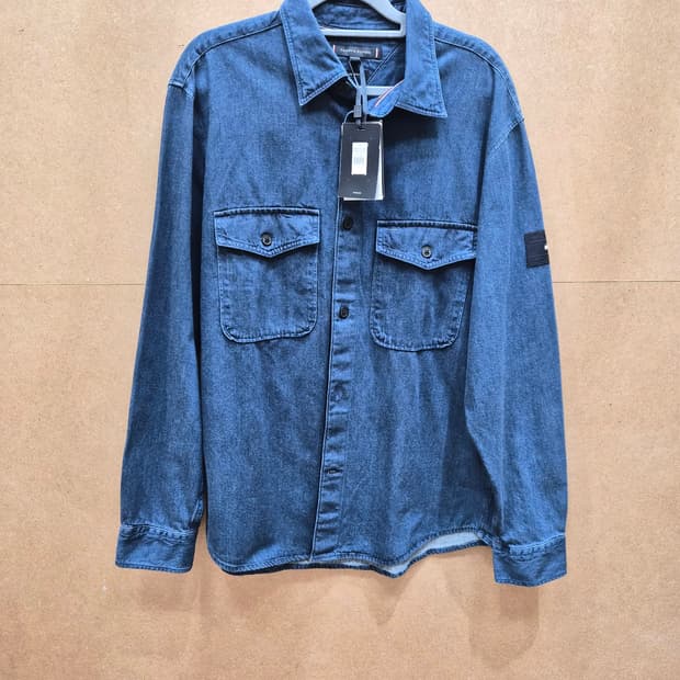 타미힐피거 인디고 데님셔츠