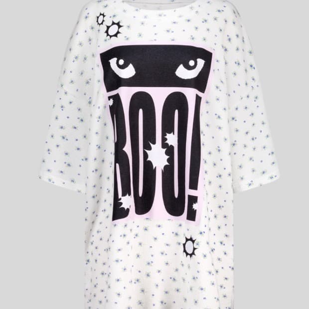 샵페어리 cat’s eyes flower waffle top