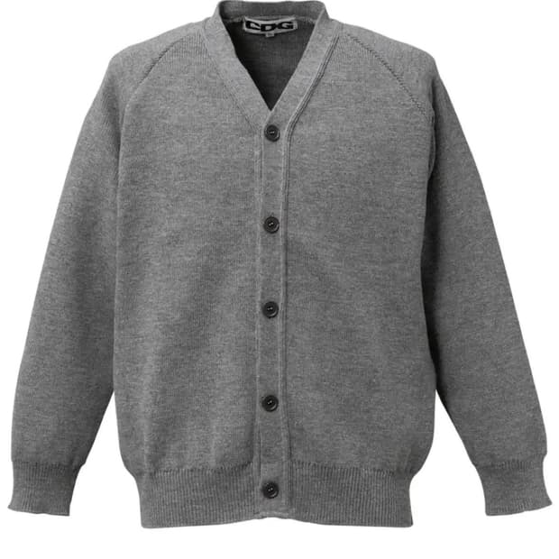 CDG 꼼데 스쿨 가디건 (그레이)