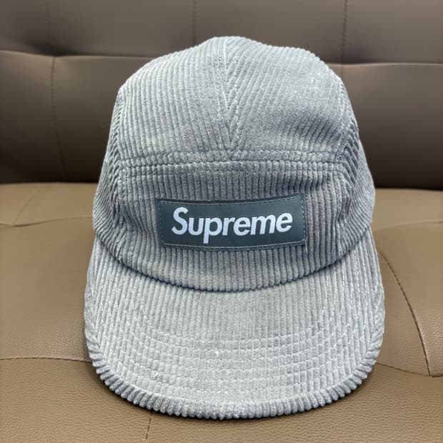 슈프림 코듀로이 캠프캡