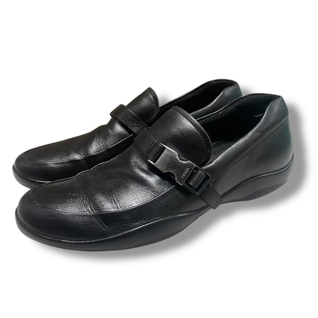 265~270) 프라다 스포츠 버클 레더 로퍼 구두