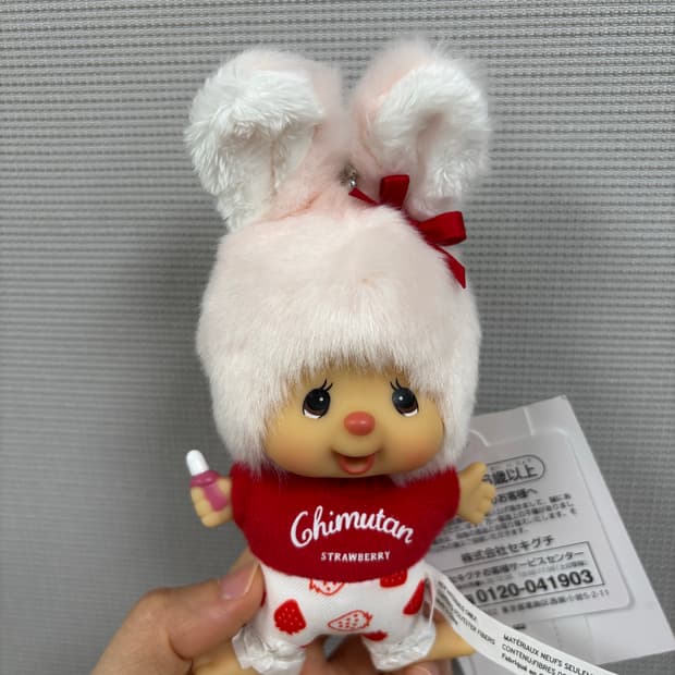 딸기 스트로베리 대두 치무탄 몬치치 키링