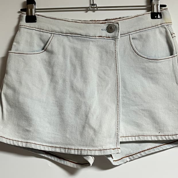 리바이스 데님 스커트 반바지 쇼츠 핫팬츠 S