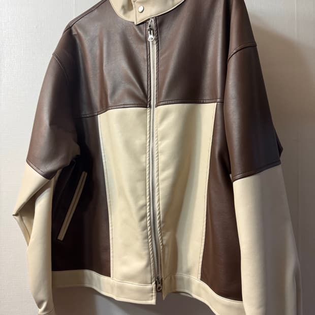 보세 브라운 스웨이트 자켓