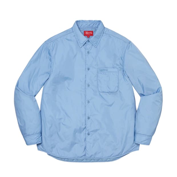 [XL] 슈프림 나일론 필드 셔츠 슬레이트 블루 