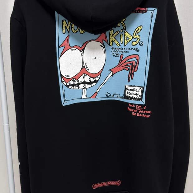 크롬하츠 뉴클리어 후드집업L 꿀매