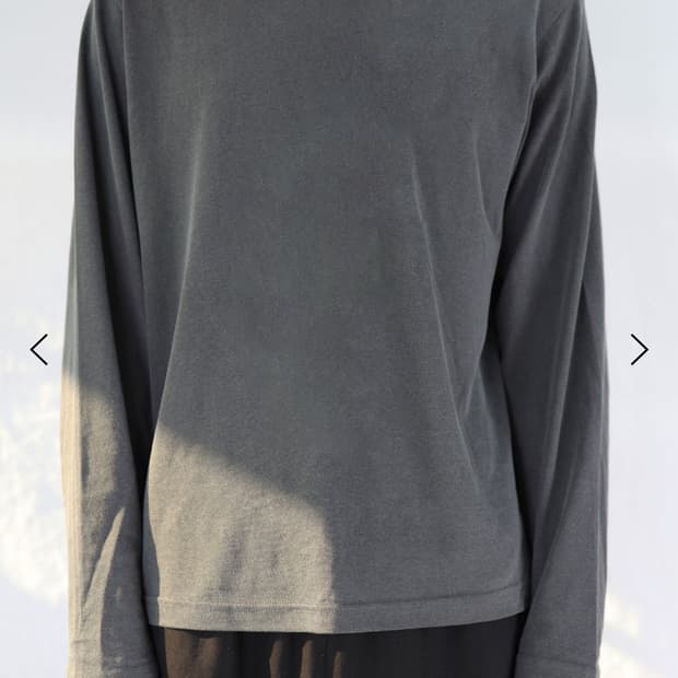 les 롱슬리브 차콜 1사이즈