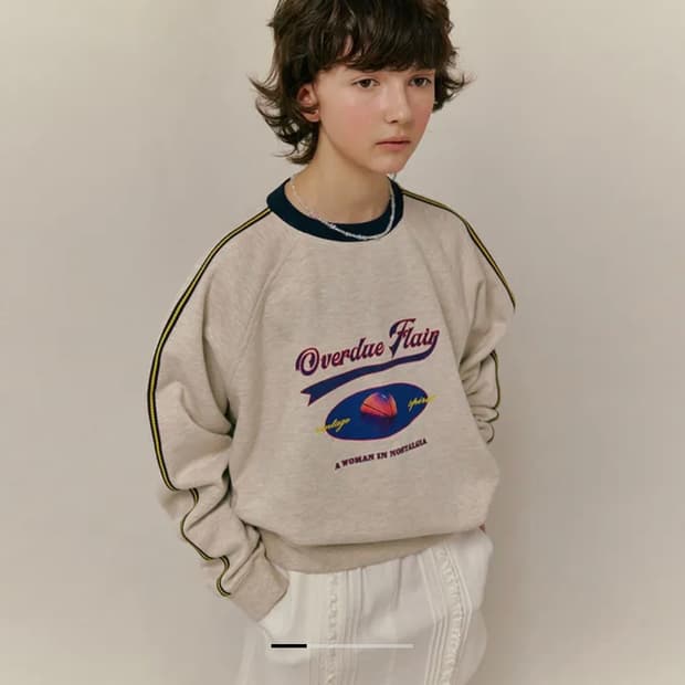 오버듀플레어 overdue vintage 맨투맨