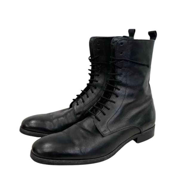 카우하이드 웨스턴 컴뱃 블랙 부츠 42