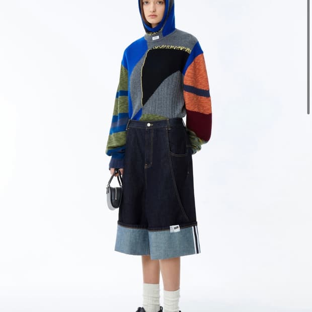 ADERERROR Henrik jeans 데님 버뮤다 S