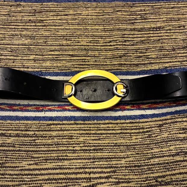 (26~33)D&G 돌체앤가바나 이태리 빅버클 레더벨트 가죽벨트