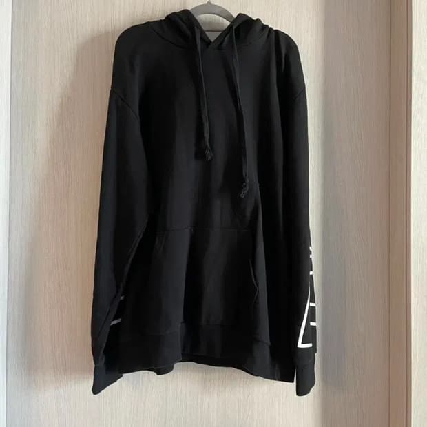 Human made 휴먼메이드 검정색 후드티 프린팅