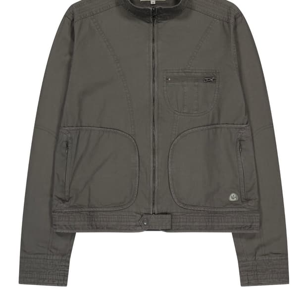 코이세이오 BINDING COTTON JACKET ASH BROWN