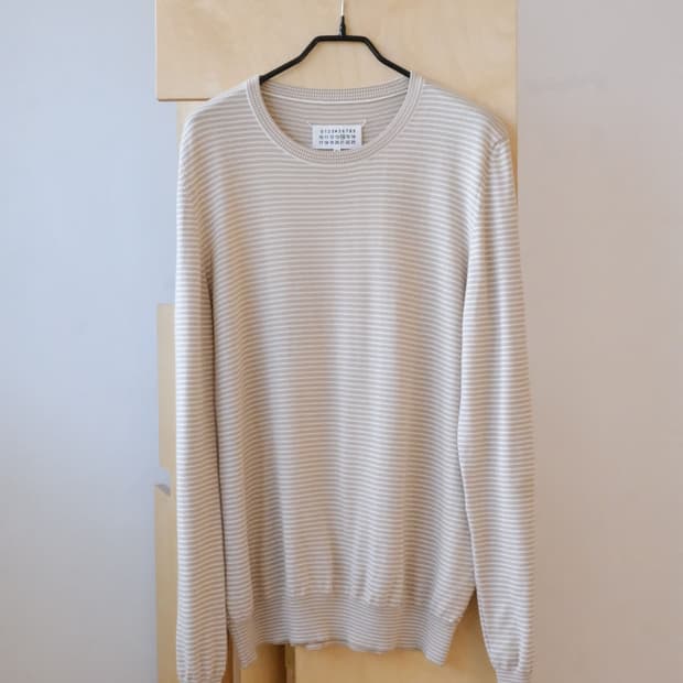 메종 마르지엘라 스트라이프 니트 L