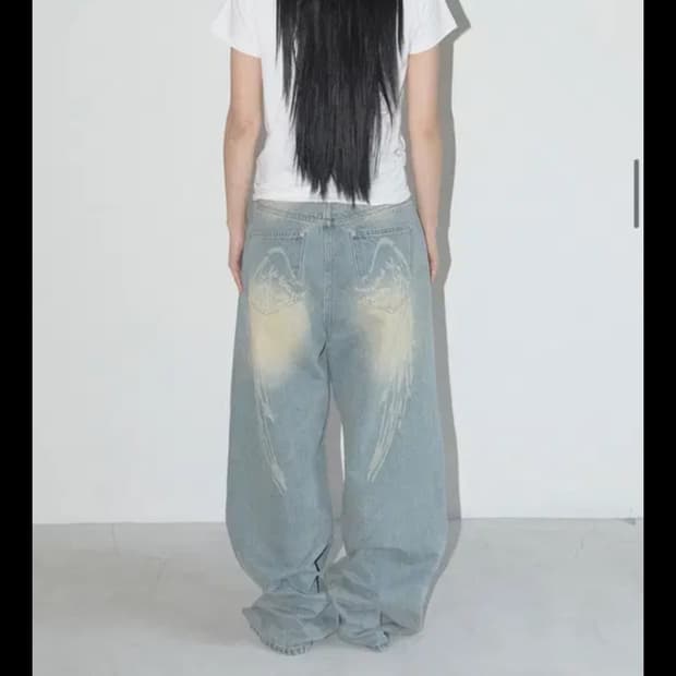 팬시클럽 엔젤 데님팬츠 (2사이즈)