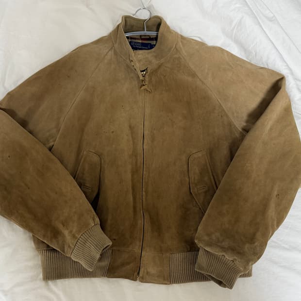 (XL) 폴로 스웨이드 G9 바라쿠타 해링턴