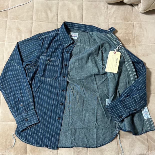 브론슨 와바시 데님셔츠