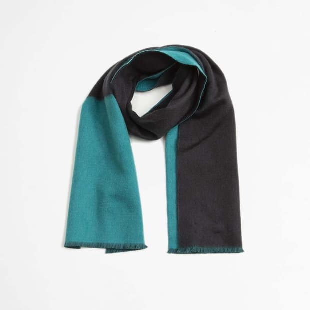 베그앤코 ALFORD 캐시미어 스카프 머플러 GRANITE/TEAL