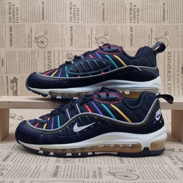 나이키 에어맥스 98 레인보우 운동화 250