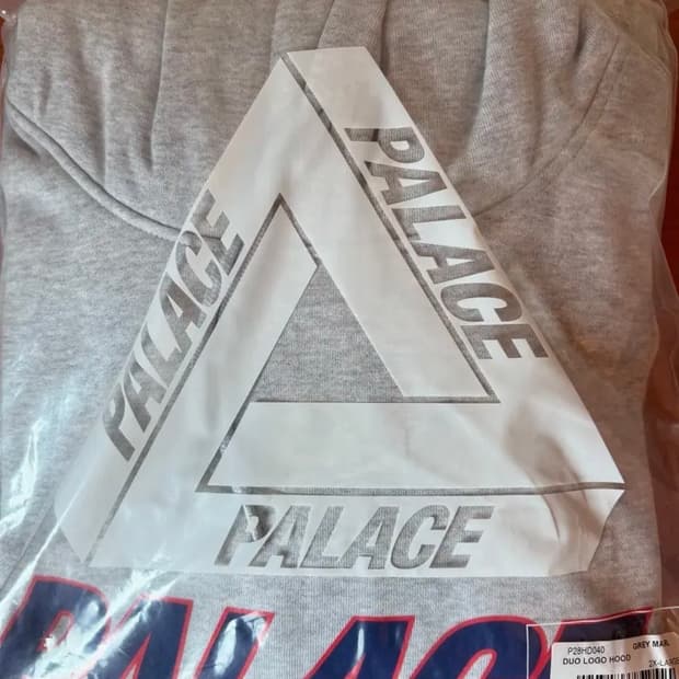 팔라스PALACE 후드티셔츠 그레이