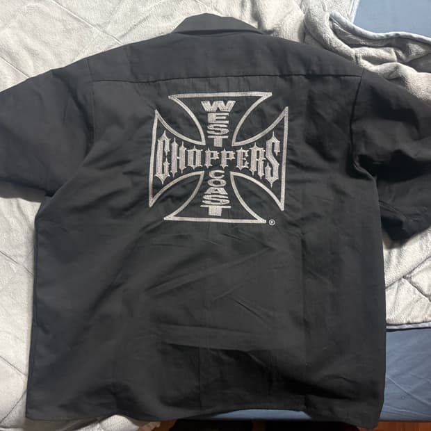 westcoast chopper 빅로고 셔츠 L사이즈