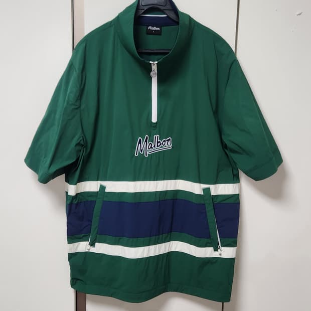 말본 골프 정품 반팔 아노락 L