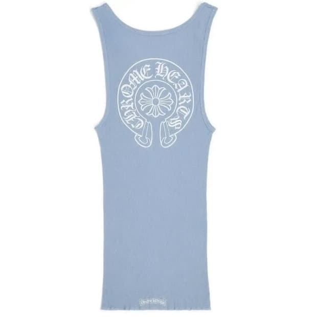 [L]크롬하츠 홀스슈 립 탱크탑 베이비 블루