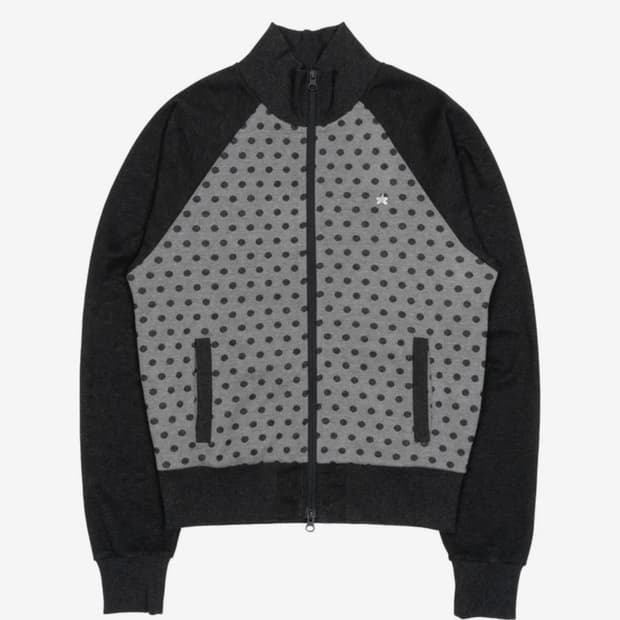 TCM dot raglan zip-up 