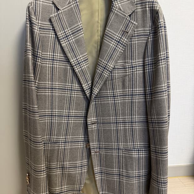 오라치오 루치아노 체크 자켓 48