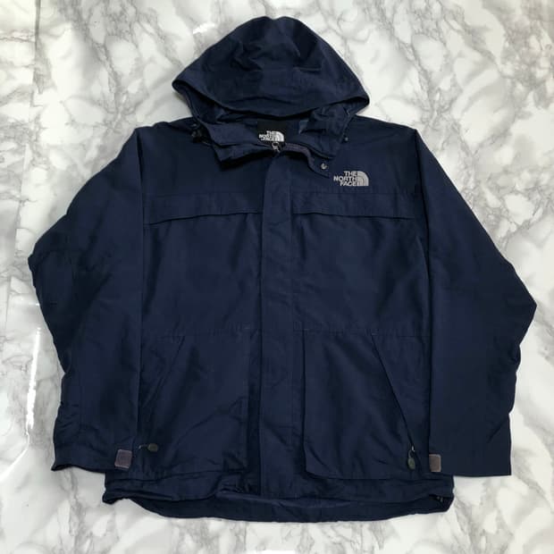 노스페이스 바람막이 자켓 네이비