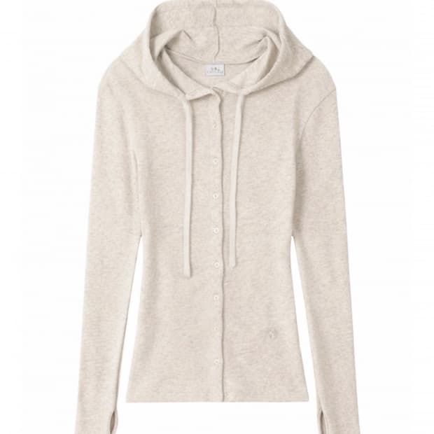 어스지구 HOODIE WARMER CARDIGAN (CREAM)