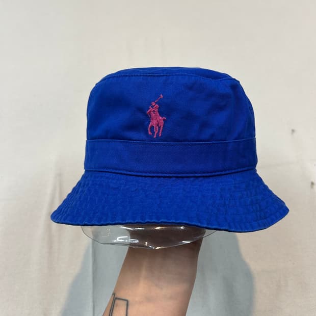 폴로 랄프로렌 트윌 코튼 버킷햇 신형 큐알탭