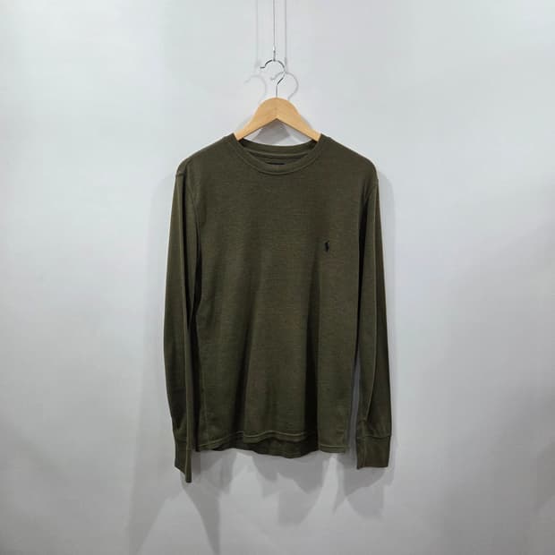 폴로랄프로렌 와플 롱슬리브 M