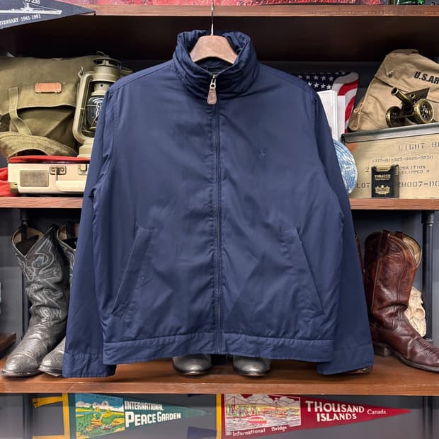 폴로 랄프로렌 페리 자켓 플리스 라이닝 후드내장 블루종 스윙탑 N72