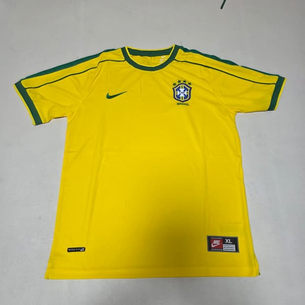 브라질 국가대표팀 홈 레트로 축구져지
