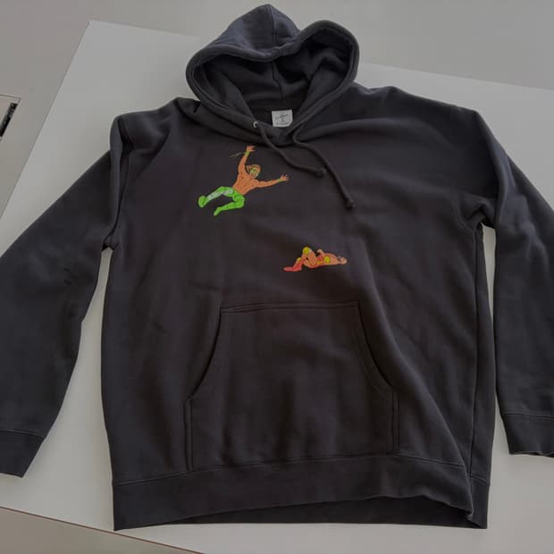 alltimers 레스링 후드 티 XL