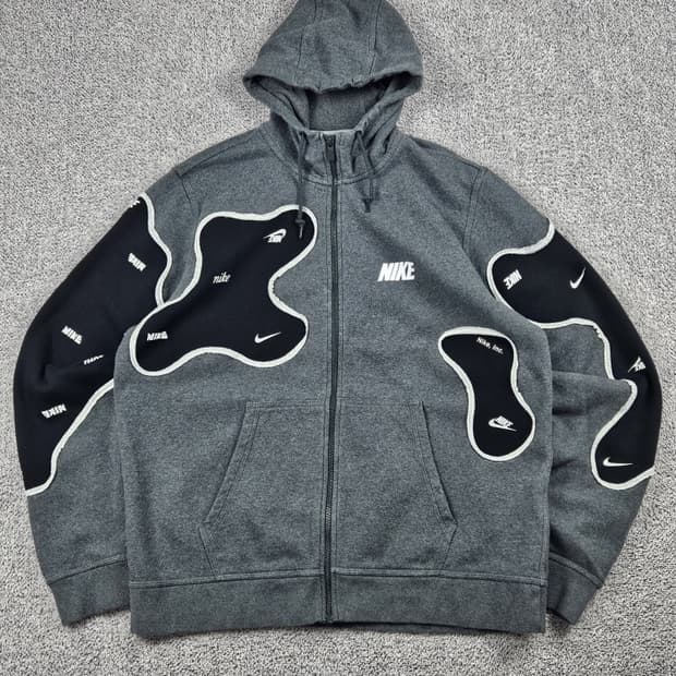 나이키 멀티스우시 아플리케 커스텀 후드집업 ( XL ) / 10099