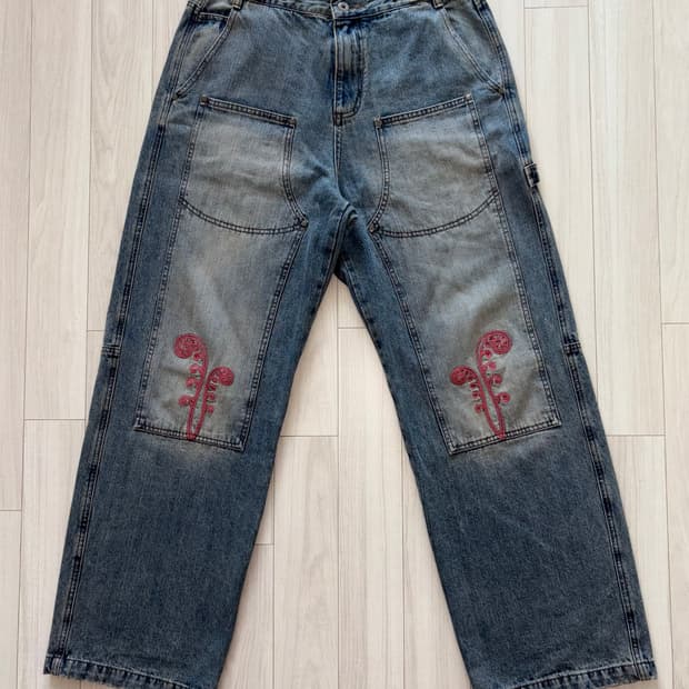 카락터 더블니 팬츠 01사이즈