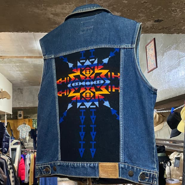 pendleton  펜들턴 나바호 포인트 데님 베스트