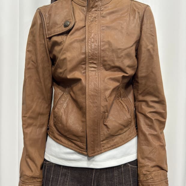 real leather jacket