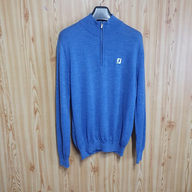 풋조이 반집업 니트 XL