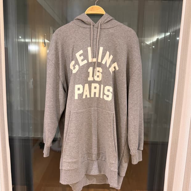 셀린느 후드 원피스 롱 후디