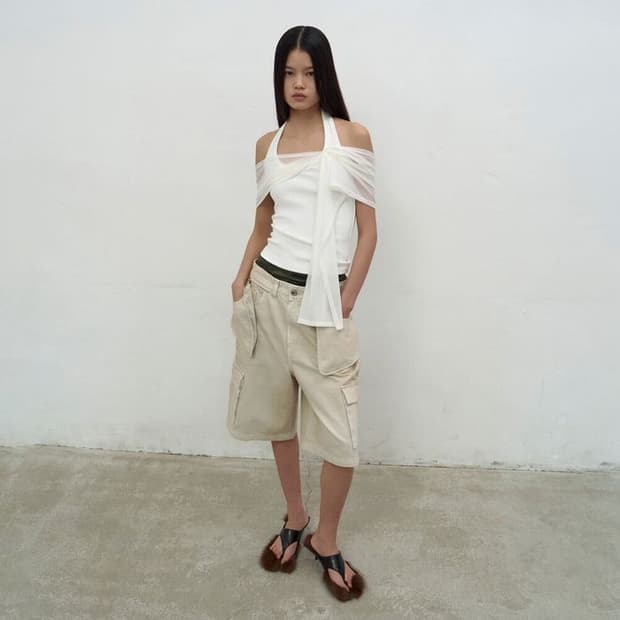 MULTI POCKET DENIM SHORTS