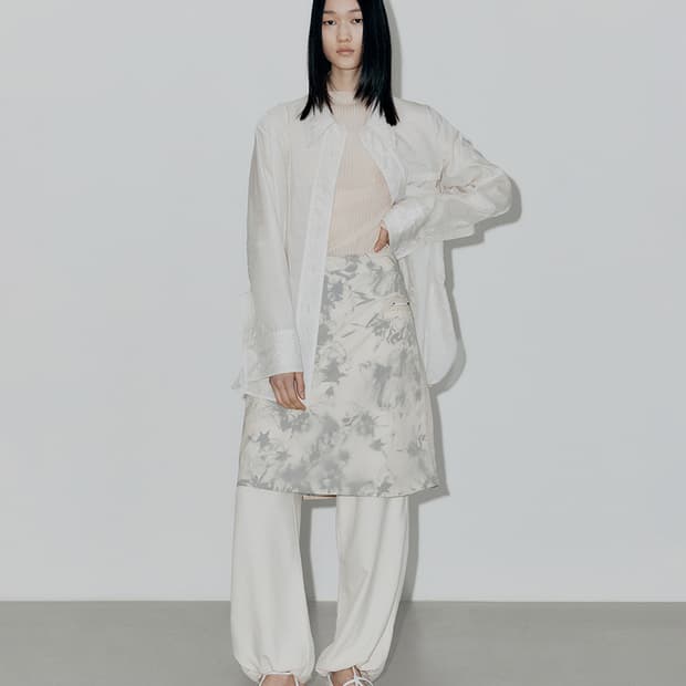 로우클래식(LOW CLASSIC) 시스루 스티치 스커트