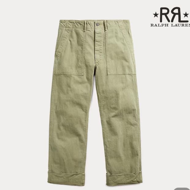 RRL 헤링본 퍼티그팬츠 33x32